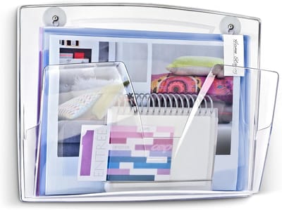 Famanu – Transparante magnetische wandmand voor whiteboard en metalen oppervlakken