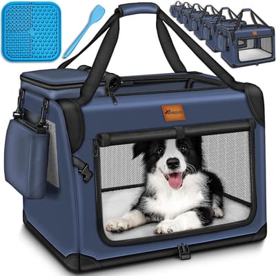 Opvouwbare Honden Bench en Transportbox voor Honden en Katten - Inclusief Likmat