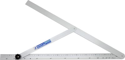 Shinwa timmermanshaak 60 cm (62662), hoekmeter, schuifmaat