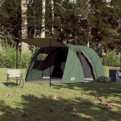 vidaXL - Tunneltent - 4-persoons - waterdicht - groen