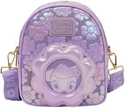 Loungefly - Disney Bambi – Iriserende Loungefly Mini Backpack & Crossbody Bag – Convertible