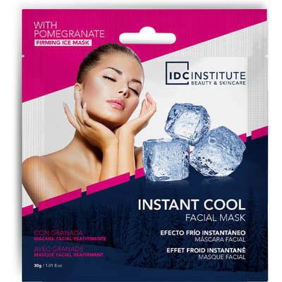 Masque tissu - IDC INSTITUTE - Effet froid - 30g - Sans parabène - Tous types de peau