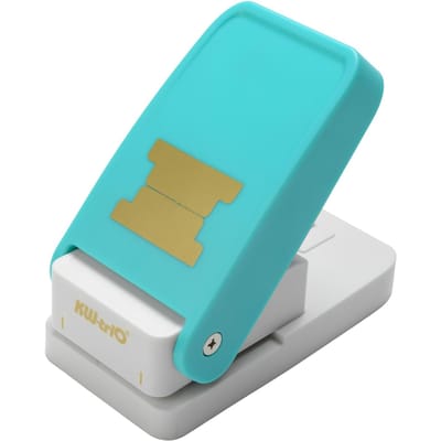 KWtrio BQJ04 onglet poinçon séparateur de feuilles mobiles bricolage Index autocollant étiquette perforateur diviseur papier poinçon bleu