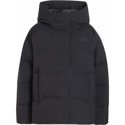 Adidas Sportswear Helionic Donzen Pufferjas Met Capuchon - Dames - Zwart