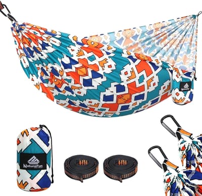 Ultralichte reis-hangmat met 300 kg draagvermogen - ideaal voor camping en outdoor activiteiten