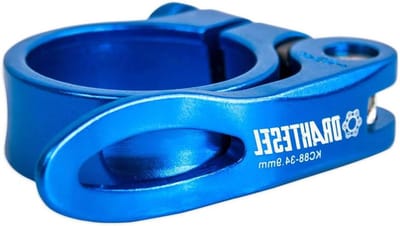 Zadelpenklem - Zadelklem Zadelpen - Fietszadel Verstellen - Snelsluiting Systeem - 318 mm - Blauw