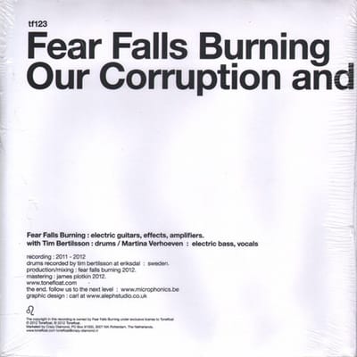 Fear Falls Burning Feat. Tim Bertilsson - Our Corruption And Emptiness (7" Single)
