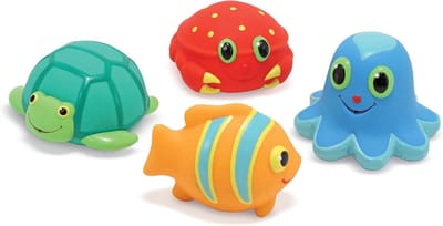 Water Speelgoed Set - Spuitende Dieren - Plezier in Bad - Ontworpen Kleine Handen - Small - Multicolor