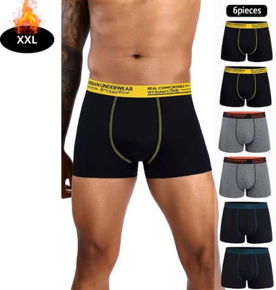 Nivard Onderbroeken Heren - Boxershort - Ondergoed - Boxer - Underwear - Mannen - 6 Pack - Gemengd - XXL