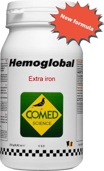 Comed Hemoglobal 250g - voor postduiven