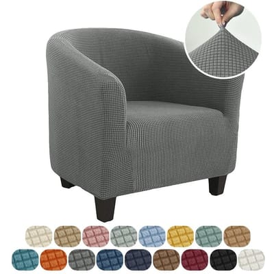 Polar Fleece Stretch Club Sofa Hoes Eénzits Fauteuil Slipcover Boogvormige Stoelhoezen voor Woonkamer Huisdier Kind Bankhoes Thuis 1pc club chair cover