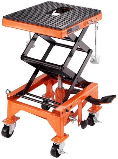 Heftafel - Moter Lift - Motorlift Motorfiets - Op Wielen - Maximaal 150 KG - 475 × 395 × 350 mm