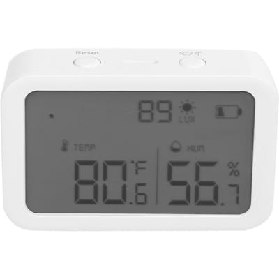 Temperatuur- en Vochtigheidssensor voor TUYA met Intelligente Schakelaar LCD-Paneel Huishouden 1.5V gray