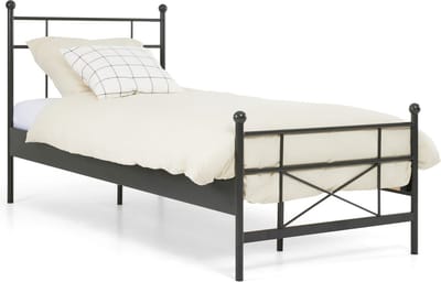 Maxi Bed Milano 1-persoons - 90 x 200 cm - antraciet