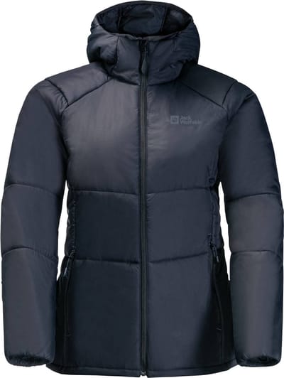 Jack Wolfskin Bergland INS Hoody W, Vrouwen, Marineblauw, Jasje, maat: XS