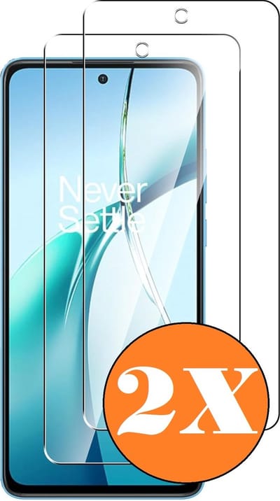 Screenprotector geschikt voor OnePlus Nord CE4 Lite 5G Screen Protector - gehard Glas Tempered Glass - 2 Stuks