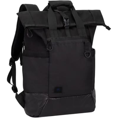Rivacase Laptop Rugzak – Schooltas Jongen - Schooltas met Laptopvak - Rugzak – Laptoprugzak- Organizer - Rugzak voor laptop – Waterdicht – Ruime opbergruimte - Back to School - 25L – Zwart