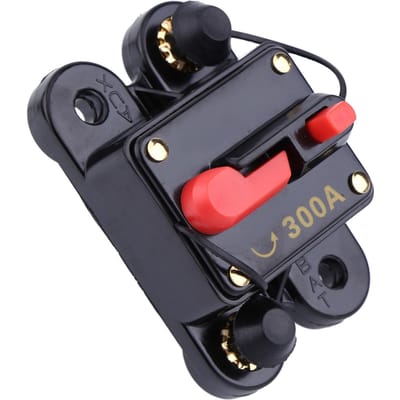 DC12V Stroomonderbreker voor Auto Marine Boot Fiets Stereo Audio Reset Zekering(300A)
