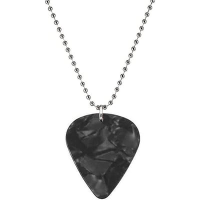 Gitaarpicks Ketting Oorbellen Acryl Plectrums Sieraden Cadeau voor Vrouwen of Mannen gray
