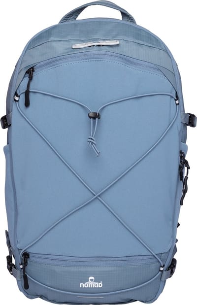 NOMAD® Montagon Premium 25 Rugzak | 25 L Dagrugzak| Blauw | Vochttransporterend rugsysteem | S-vormige zacht gepadde schouderbanden