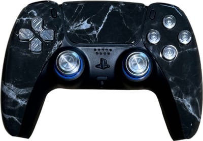 Clever Silver Marble Custom Controller (PS5 compatibel)