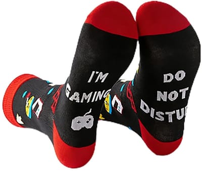 Dailygoods- Grappige Sokken - Humoristisch Ontwerp - Cadeau voor Gamers - Vaderdag Cadeau - Grappige Cadeaus - Hoogwaardig Materiaal - Gaming Sokken