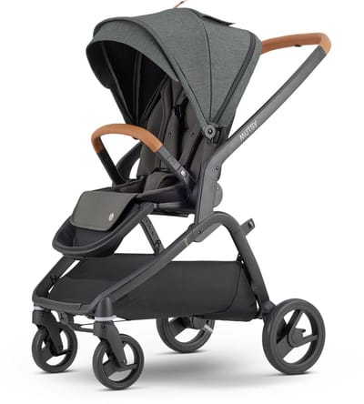 Mutsy Flow Kinderwagen - Lichtgewicht Frame - Snel Opvouwsysteem - Urban Green