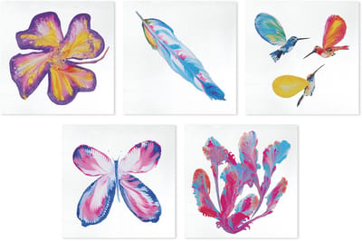 Janod - Creatieve schilderkit - Flowerpower voor kinderen