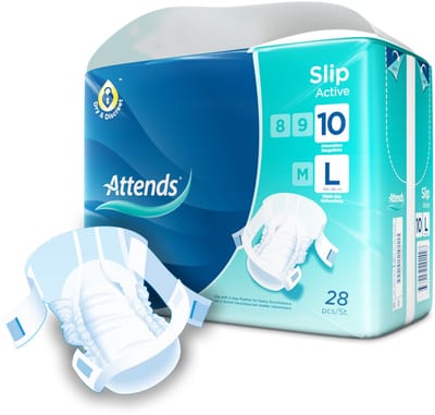 ATTENDS Slip Active 10 Large - 1 pak van 28 stuks