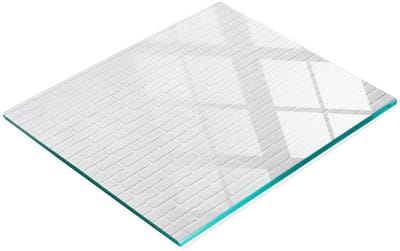 Multifunctionele decoratieve glazen wandplaat voor de keuken, baksteenmotief, 60x52 cm