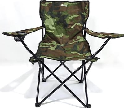 Campingstoel Camouflage - Inclusief Draagtas - Kampeerstoel - Strandstoel - festivalstoel - Opvouwbaar - Inklapbaar - Camo