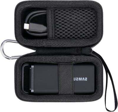 Hard Storage Carrying Case voor Samsung T5 EVO Portable SSD - EVA Schokbestendige Reisopslag voor 2TB, 4TB en 8TB Externe SSD