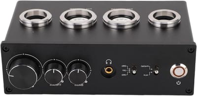 Buizen Voorversterker - Phono Versterker - Muziek Luisteren - Dubbele Buizen - 154 x 87 x 47 mm - Zilver