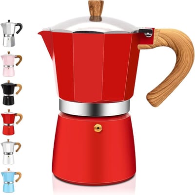 Moka Express Koffiezetapparaat voor Espresso op Fornuis - Klassieke Italiaanse Stijl