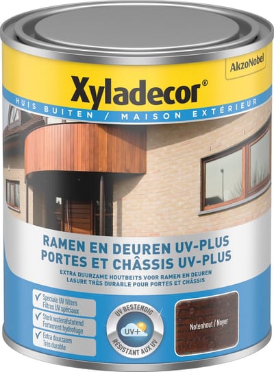Xyladecor - Ramen & Deuren Uv-Plus - Notenhout - 0,75 L