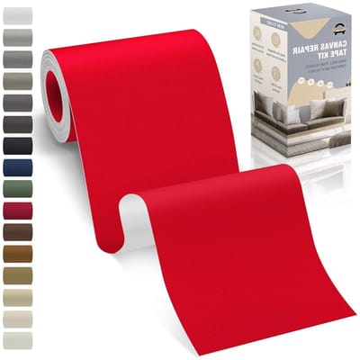 Zelfklevende Canvas Patch 10 x 200 cm - Waterdicht, Ideaal voor Meubels, Tent en Autozitplaatsen