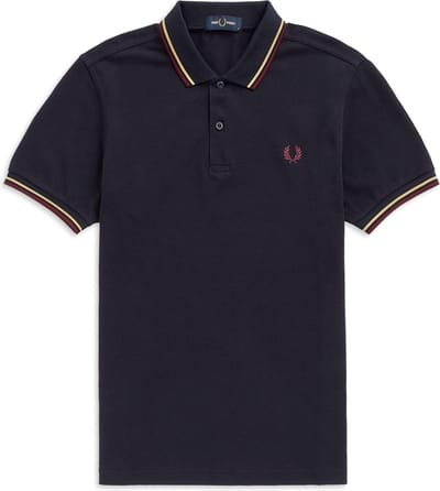 Polo Fred Perry Regular Fit - Donkerblauw - Maat S