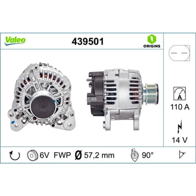 Driefasige generator VALEO 439501