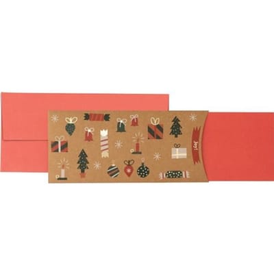 Stewo cadeau envelop kerst aurelia faithful traditions björk, formaat 23 x 11 cm.