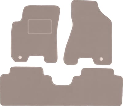 Beige veloursmatten voor: Hyundai Tucson I SUV (2004-2010)