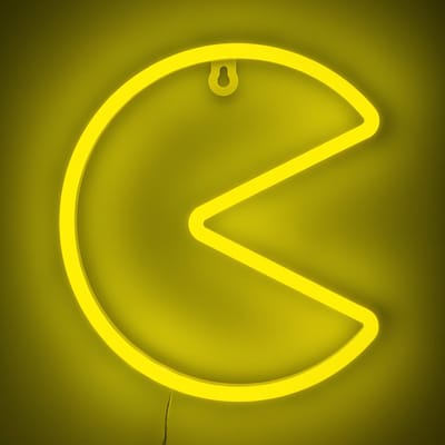 Paladone - Pac Man Wall Mountable LED Neon Light - Lamp