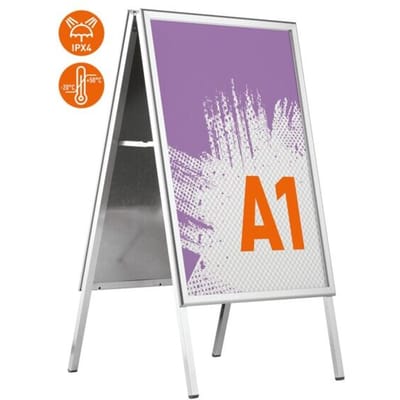 Durable Stoepreclamebord DIN A1 658 mm x 1141 mm x 620 mm 1 stuk(s)