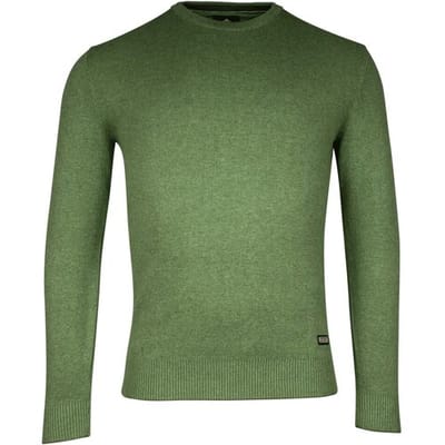 Baileys Trui Crew Neck Allover 2-Tone Grasgroen / male