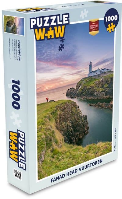Puzzel Fanad Head vuurtoren - Legpuzzel - Puzzel 1000 stukjes volwassenen