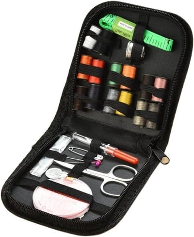 Naaiset - Reparatieset Naaien - Kleding Repareren - Compact Ontwerp - 10 naalden - Zwart