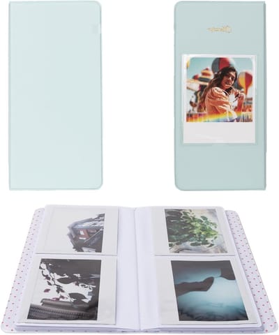 Fotoalbum voor Instax Wide 210/300/400 Camera, 64 Pockets voor Polaroid Foto's, Ideaal voor Foto-opslag en Herinneringen