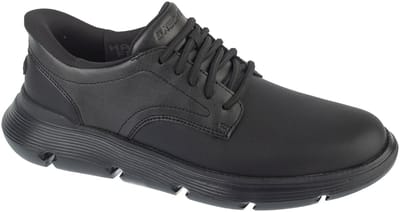 Skechers Instappers Garza Leren Sneakers, Zwart