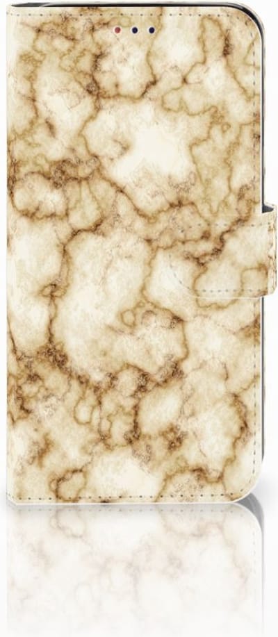 Samsung Galaxy A10 Bookcase Marmer Goud