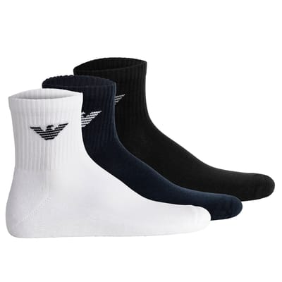 Emporio Armani Sokken SPORTY SPONGE 39-46 Set van 3