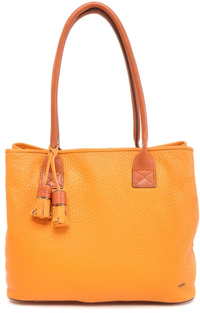 Berba | Chamonix | Shopper | Tas | Dames | Geel | Leer
